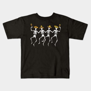 Cinco de Mayo Dancing Skeletons Kids T-Shirt